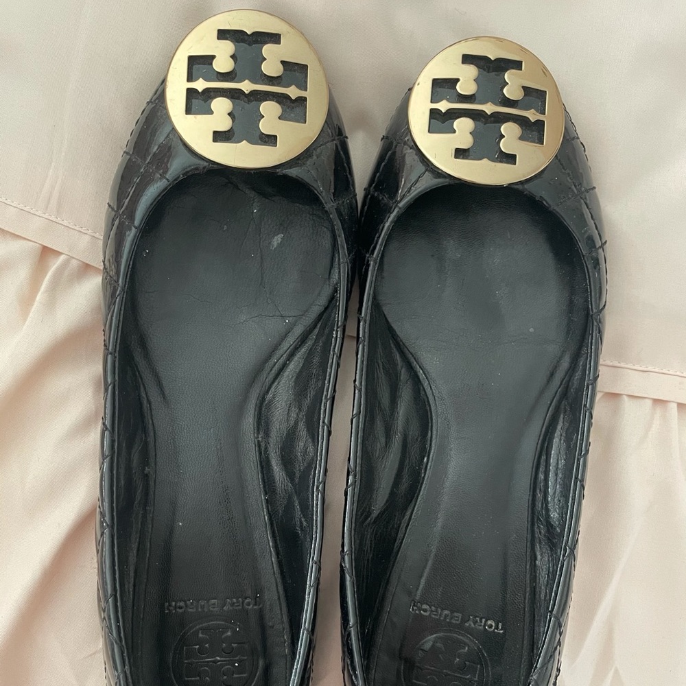 Tory Burch Patent Leather Ballet Flats